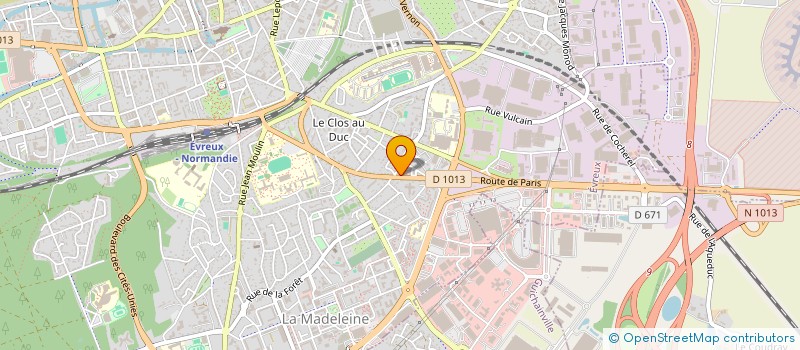 localisation de l'entreprise ASSOCIATION LES MYOSOTIS à EVREUX