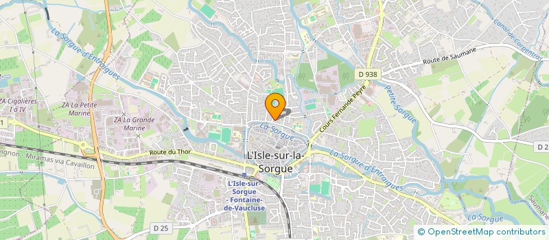 localisation de l'entreprise ASSOCIATION LES NEGO-CHIN L ISLOIS à L ISLE SUR LA SORGUE