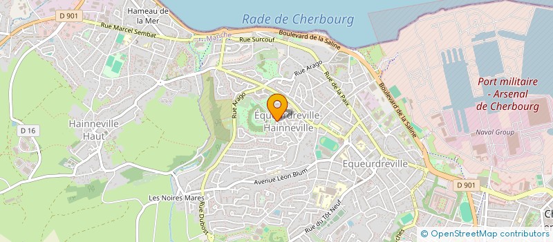 localisation de l'entreprise ASSOCIATION LES NOUNOUS ONT DU COEUR  CHERBOURG-EN-COTENTIN