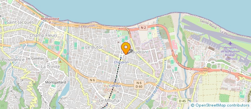 localisation de l'entreprise ASSOCIATION LES NOUVEAUX AMIS DE LA RANDONNEE  SAINT-DENIS