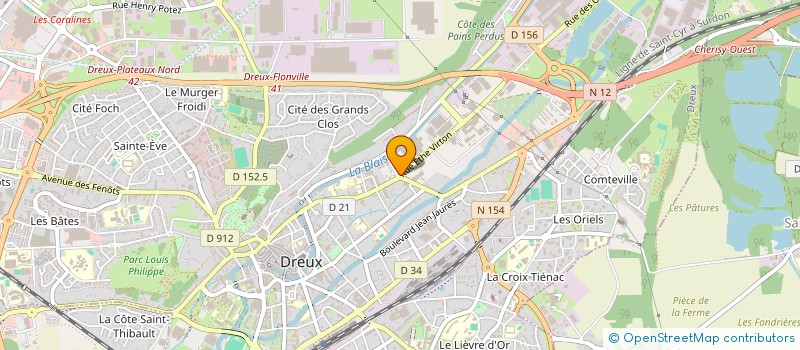 localisation de l'entreprise ASSOCIATION LES OKAPIS à DREUX
