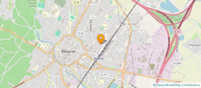 localisation de l'entreprise ASSOCIATION LES ORGUES DE BEAUNE à BEAUNE