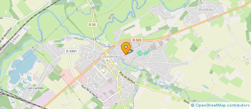 localisation de l'entreprise ASSOCIATION LES OUESSANTS DE CROSET  CONNERRE