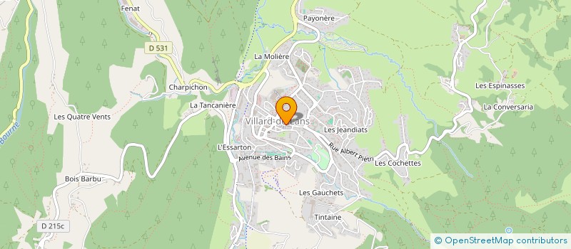 localisation de l'entreprise ASSOCIATION LES OURSONS à VILLARD-DE-LANS