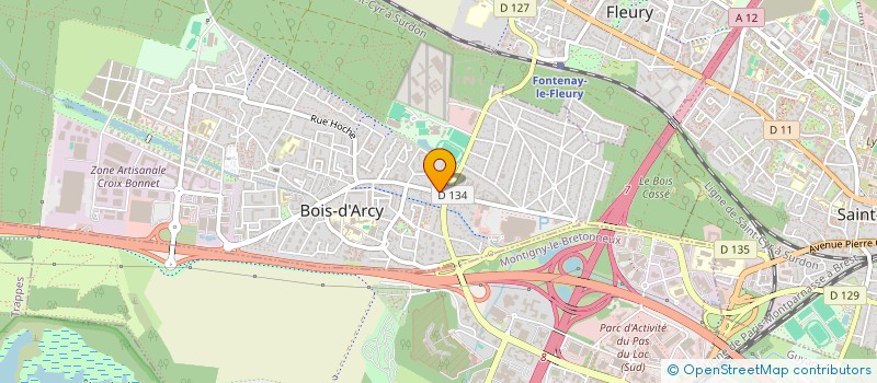 localisation de l'entreprise ASSOCIATION LES OURSONS à BOIS D'ARCY