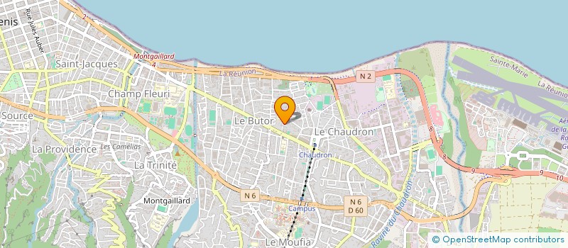 localisation de l'entreprise ASSOCIATION LES P'TITES CANAILLES à SAINT-DENIS