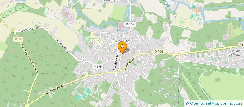 localisation de l'entreprise ASSOCIATION LES P'TITS LOUPS à GOUVIEUX