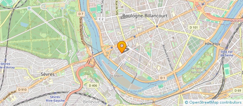 localisation de l'entreprise ASSOCIATION LES P'TITS LOUPS à BOULOGNE-BILLANCOURT