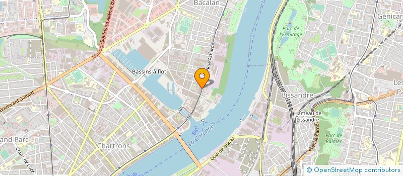 localisation de l'entreprise ASSOCIATION LES PARENTELES à BORDEAUX