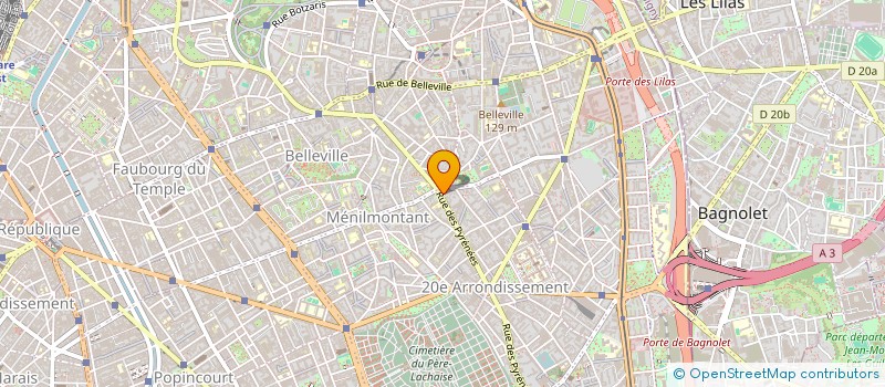 localisation de l'entreprise ASSOCIATION LES PAS SAGES  PARIS