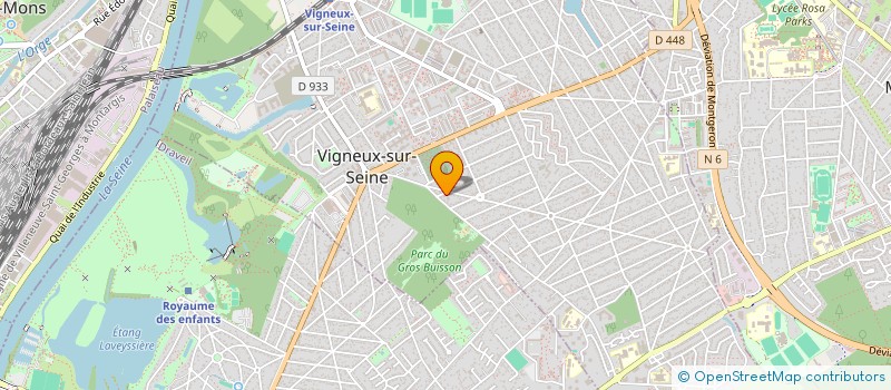 localisation de l'entreprise ASSOCIATION LES PASSEURS D'ART DU CONSERVATOIRE DE VIGNEUX-SUR-SEINE à VIGNEUX-SUR-SEINE