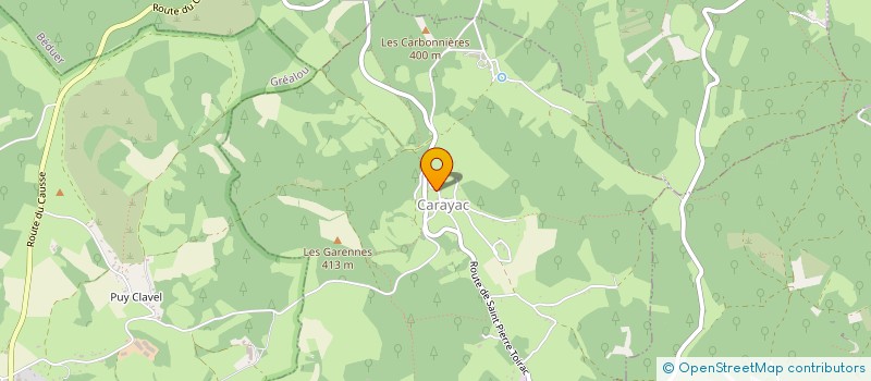 localisation de l'entreprise ASSOCIATION LES PASTRES DU CAUSSE  GREALOU