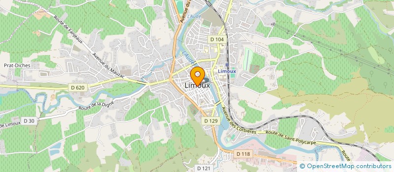 localisation de l'entreprise ASSOCIATION LES PATCHACAIRES  LIMOUX