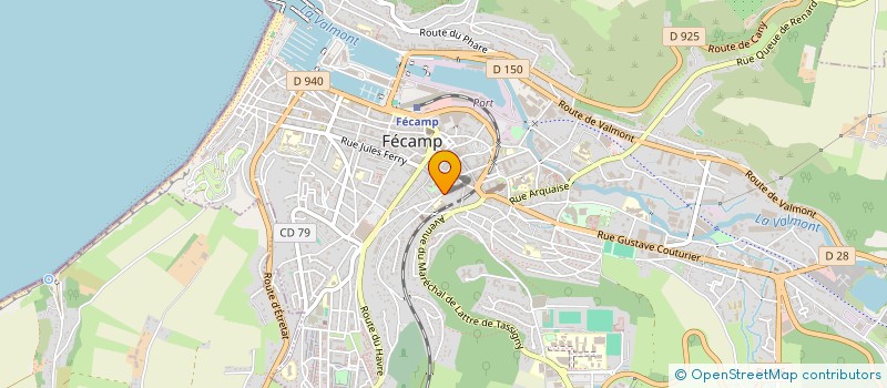 localisation de l'entreprise ASSOCIATION LES PECHEURS DE L'ESTRAN  FECAMP