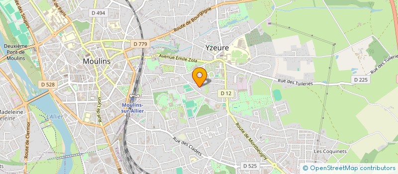 localisation de l'entreprise ASSOCIATION LES PECHEURS DU VAL D' ALLIER  YZEURE