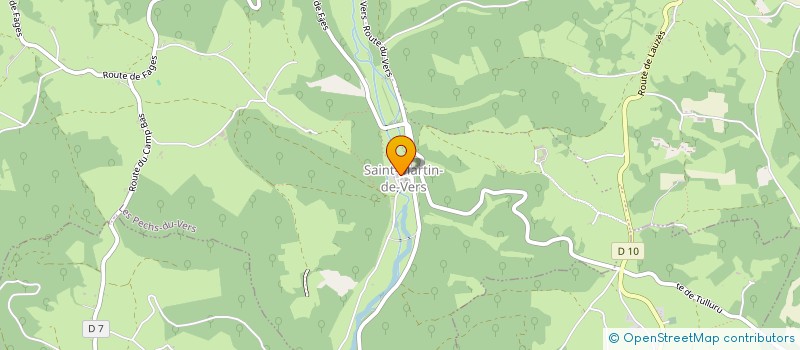 localisation de l'entreprise ASSOCIATION LES PECHOUX  LES PECHS DU VERS