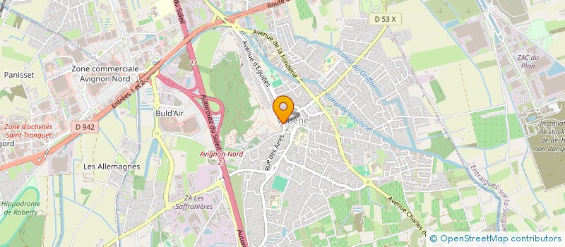 localisation de l'entreprise ASSOCIATION LES PEINTRES VEDENAIS à VEDENE