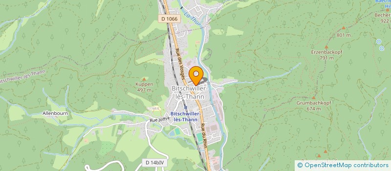 localisation de l'entreprise ASSOCIATION LES PETITES FRIMOUSSES à BITSCHWILLER-LES-THANN