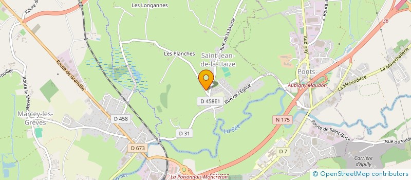 localisation de l'entreprise ASSOCIATION LES PETITES GIRAFES  SAINT-JEAN-DE-LA-HAIZE