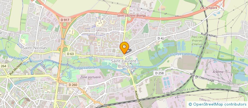 localisation de l'entreprise ASSOCIATION LES PETITES GRAINES à ARRAS