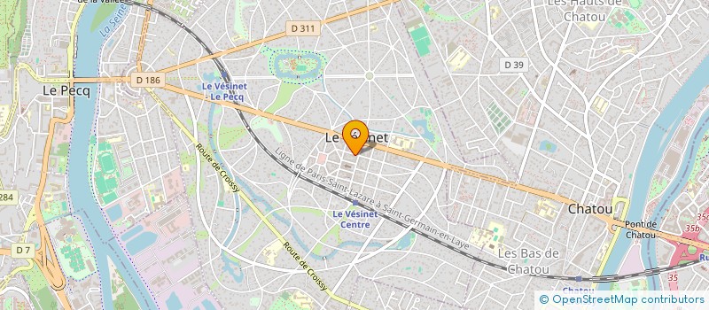 localisation de l'entreprise ASSOCIATION LES PETITES VERTUS à LE VESINET