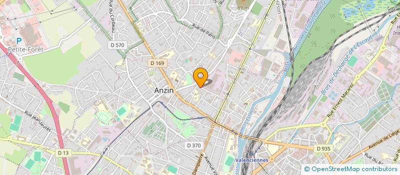 localisation de l'entreprise ASSOCIATION LES PETITS BOUT' CHOUX  ANZIN