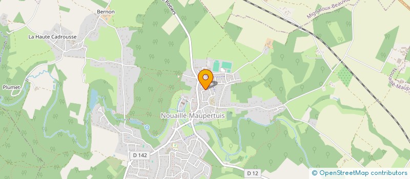 localisation de l'entreprise ASSOCIATION LES PETITS MOTEURS  NOUAILLE-MAUPERTUIS