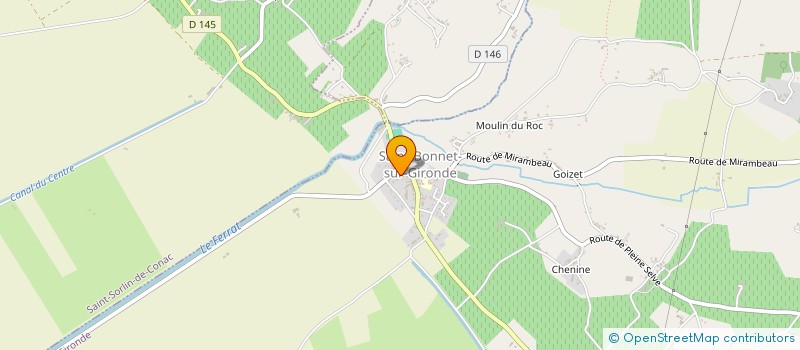 localisation de l'entreprise ASSOCIATION LES PETITS PIEDS à SAINT-BONNET-SUR-GIRONDE