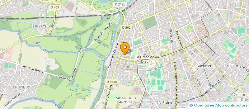 localisation de l'entreprise ASSOCIATION LES PIAFS à CAEN
