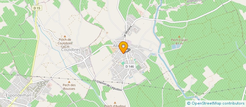 localisation de l'entreprise ASSOCIATION LES PIE TCHOUS D ABEILHAN  ABEILHAN