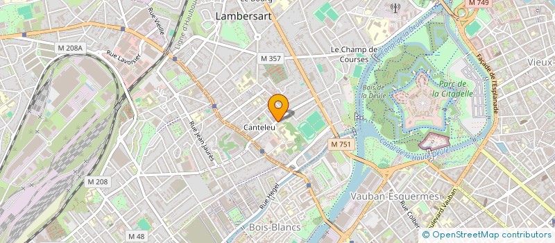 localisation de l'entreprise ASSOCIATION LES PIEDS SUR TERRE à LAMBERSART