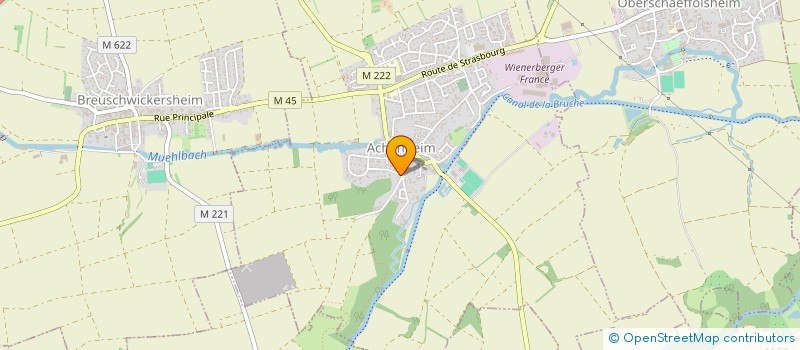 localisation de l'entreprise ASSOCIATION LES PIMENTS ROSES  ACHENHEIM