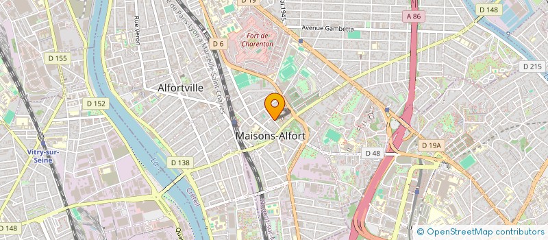 localisation de l'entreprise ASSOCIATION LES PLANETES  MAISONS-ALFORT