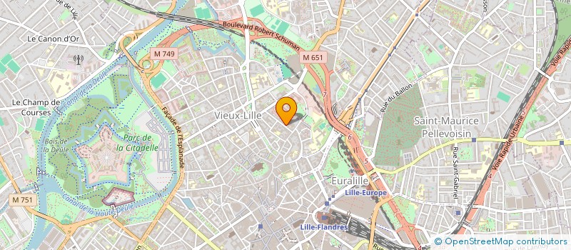 localisation de l'entreprise ASSOCIATION LES PLATANES à LILLE