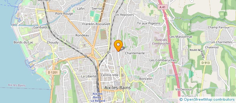 localisation de l'entreprise ASSOCIATION LES PLEIADES à AIX-LES-BAINS