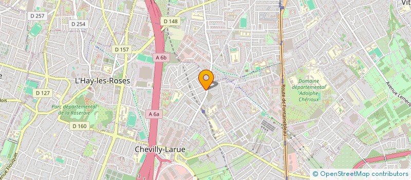 localisation de l'entreprise ASSOCIATION LES POTES O ROSES  L'HAY-LES-ROSES