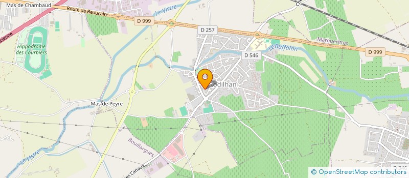 localisation de l'entreprise ASSOCIATION LES POUSSINS à RODILHAN