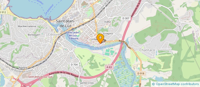 localisation de l'entreprise ASSOCIATION LES POUSSINS à SAINT-JEAN-DE-LUZ