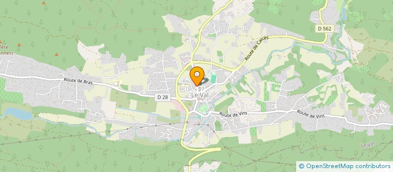 localisation de l'entreprise ASSOCIATION LES PREMIERS PAS à LE VAL