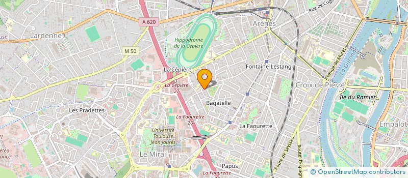 localisation de l'entreprise ASSOCIATION LES PSY DANS LE QUARTIER  TOULOUSE