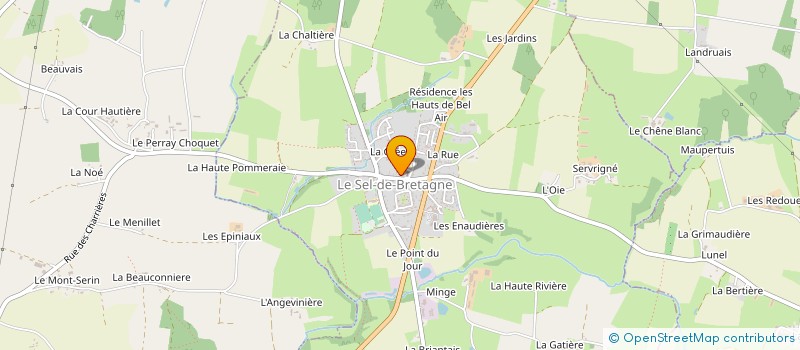 localisation de l'entreprise ASSOCIATION LES PTIT'S PETONS  LE SEL-DE-BRETAGNE