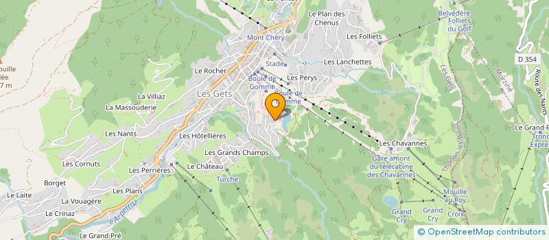 localisation de l'entreprise ASSOCIATION LES PTITS GATIONS à LES GETS