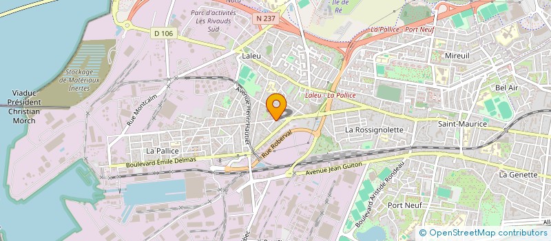 localisation de l'entreprise ASSOCIATION LES QUELCONQUES  LA ROCHELLE