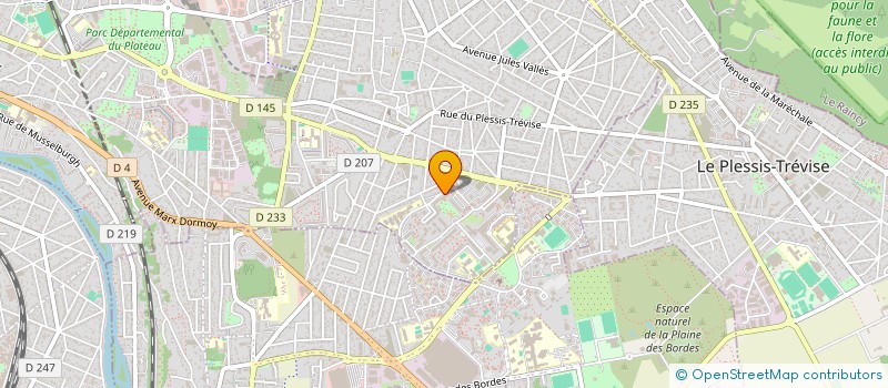 localisation de l'entreprise ASSOCIATION LES RAGOTS DE FLORE  CHAMPIGNY-SUR-MARNE