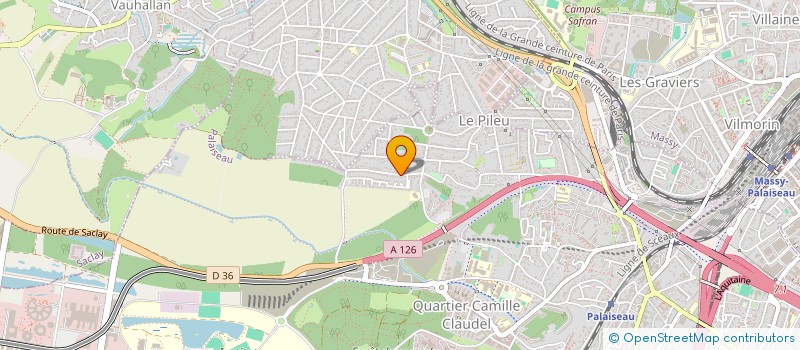 localisation de l'entreprise ASSOCIATION LES RAMEURS à PALAISEAU