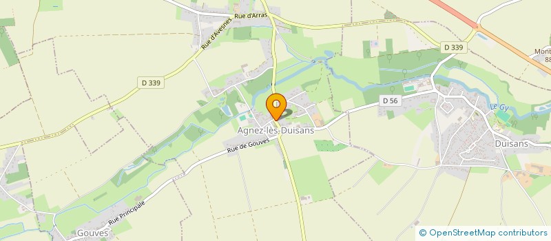 localisation de l'entreprise ASSOCIATION LES RAUNES  AGNEZ-LES-DUISANS