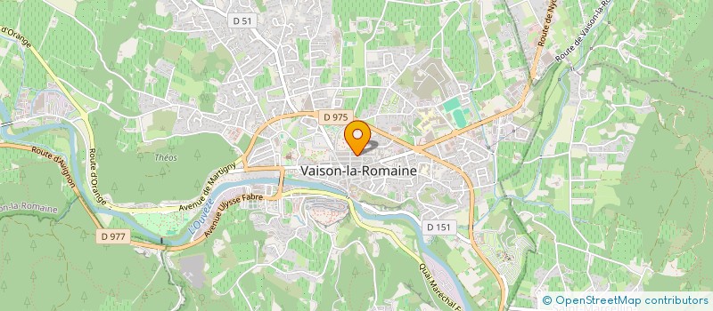 localisation de l'entreprise ASSOCIATION LES (RE)CREATIVES à VAISON-LA-ROMAINE