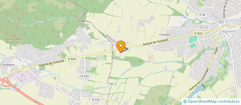 localisation de l'entreprise ASSOCIATION LES REBELLES  LEGUEVIN