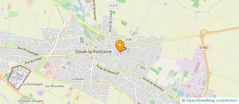 localisation de l'entreprise ASSOCIATION LES RECOLLETS LA TREMBLAYE à DOUE-EN-ANJOU