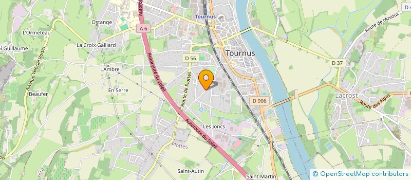 localisation de l'entreprise ASSOCIATION LES RENCONTRES DE TOURNUS  TOURNUS